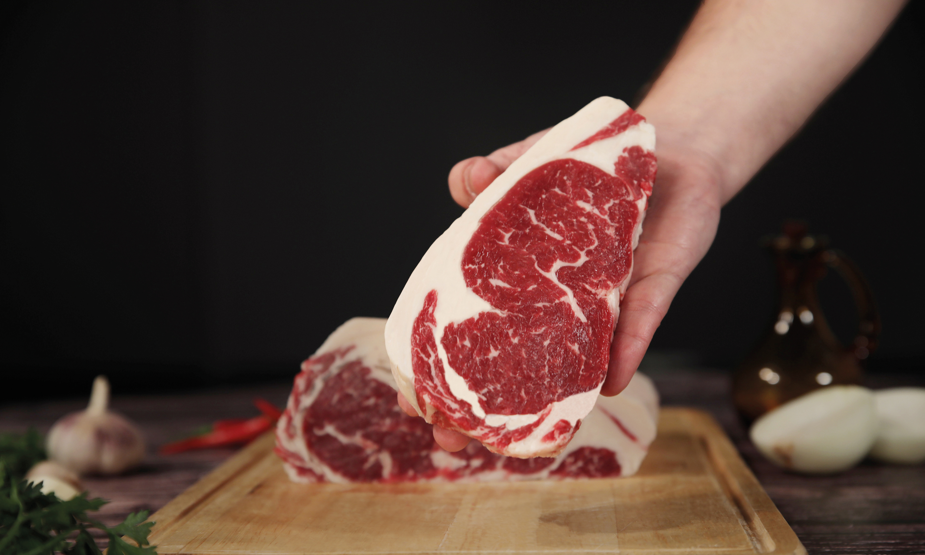 Ribeye con marbling Marlin Score 5